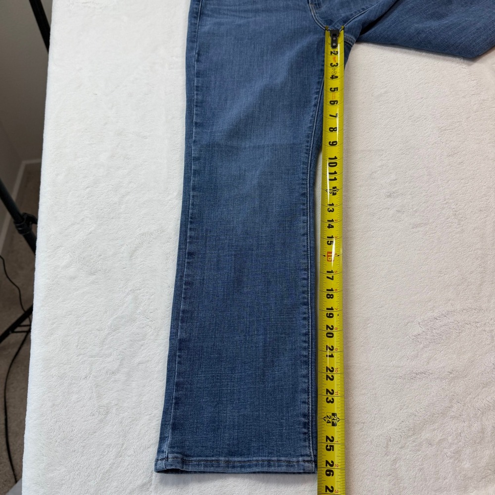 Levi's‎ Classic Straight Jeans Women 6S W28 L28 Blue Good Mid Wash Denim - Picture 5 of 14